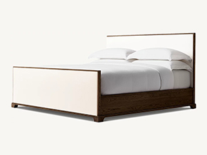 Wood Bed; Modern Bed;Brown Bed