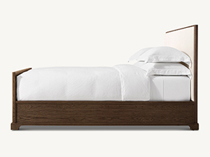 Wood Bed; Modern Bed;Brown Bed