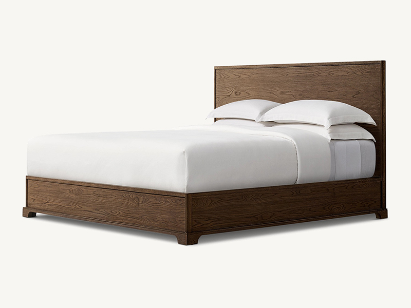 Wood Bed; Modern Bed;Brown Bed