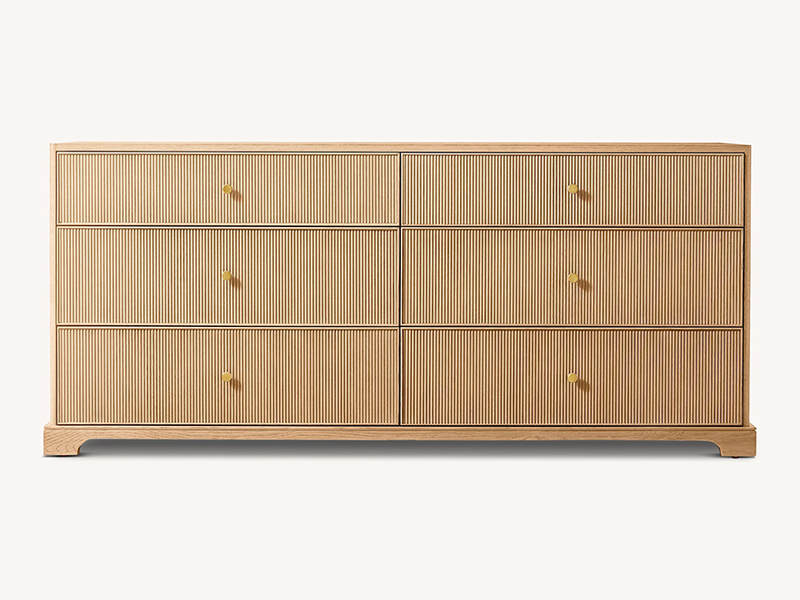 Wood Dresser; Modern Dresser;Brown Dresser