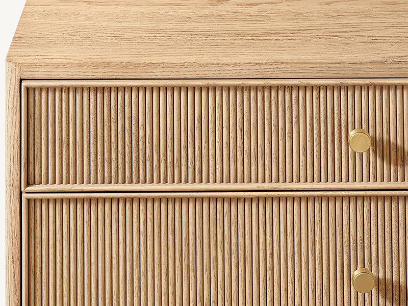 Wood Dresser; Modern Dresser;Brown Dresser