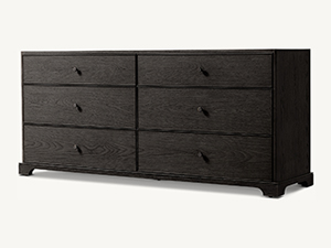 Wood Dresser; Modern Dresser;Brown Dresser